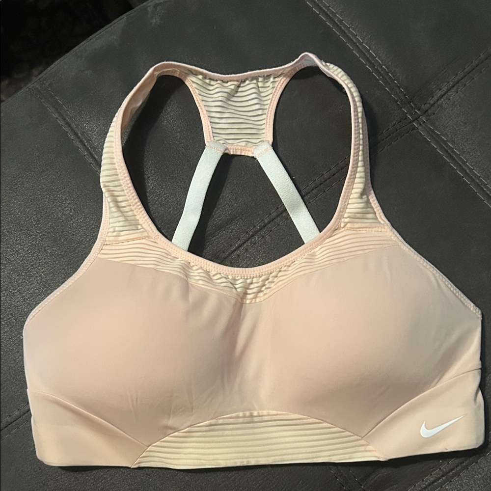 Nike Women's Blush and Cream Sports Bra